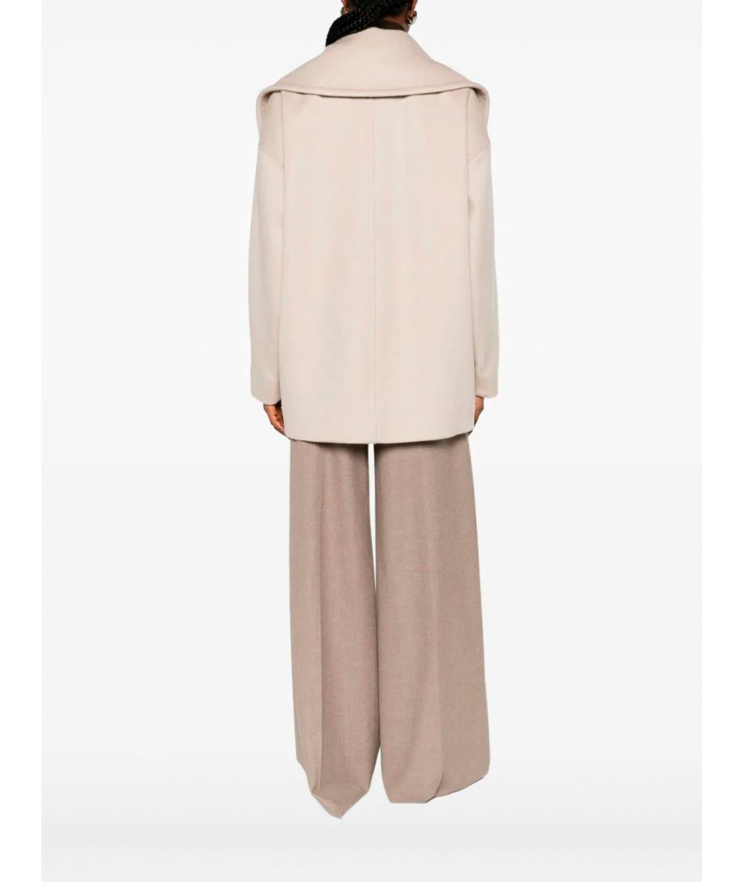 MAX MARA Бежевое кашемировое пальто, фото 4