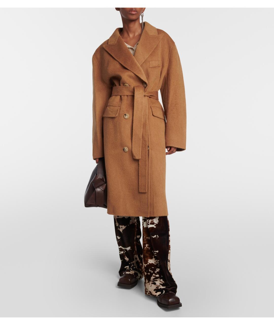 ACNE STUDIOS Коричневое пальто, фото 7