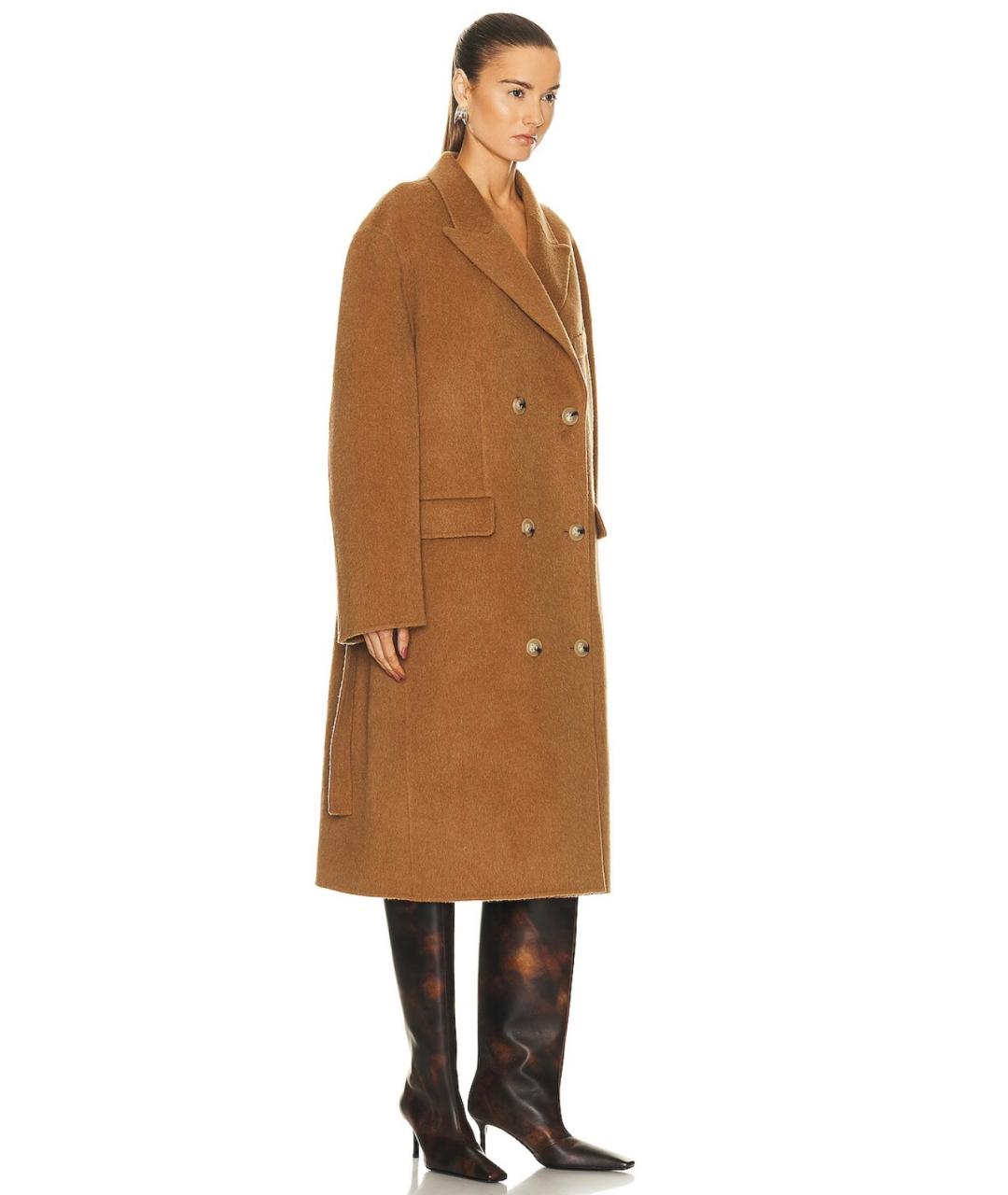 ACNE STUDIOS Коричневое пальто, фото 4