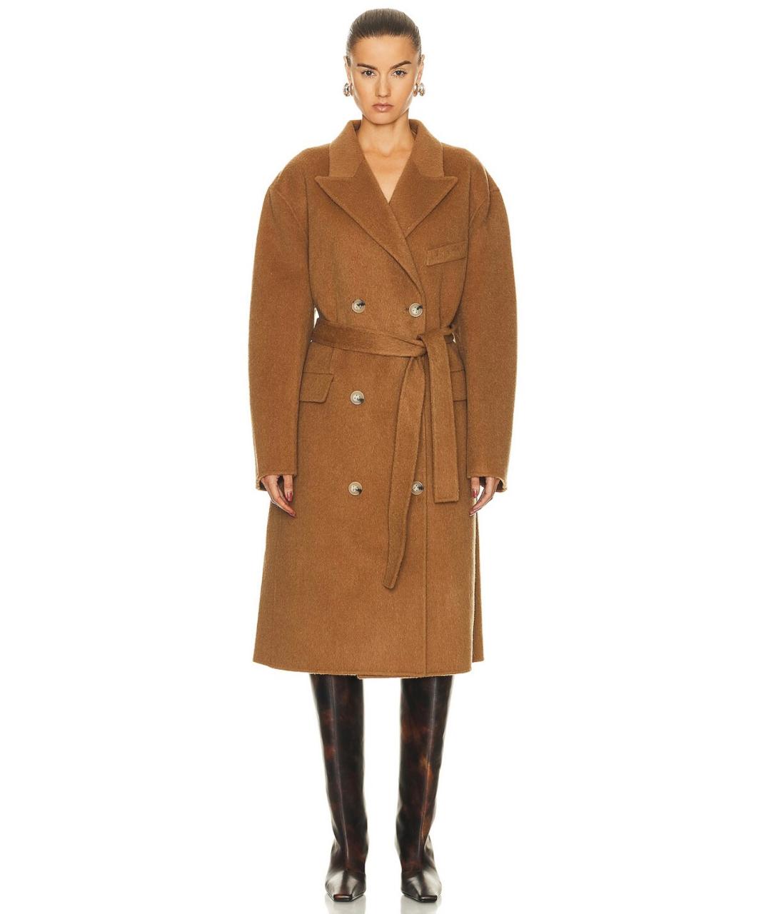 ACNE STUDIOS Коричневое пальто, фото 3
