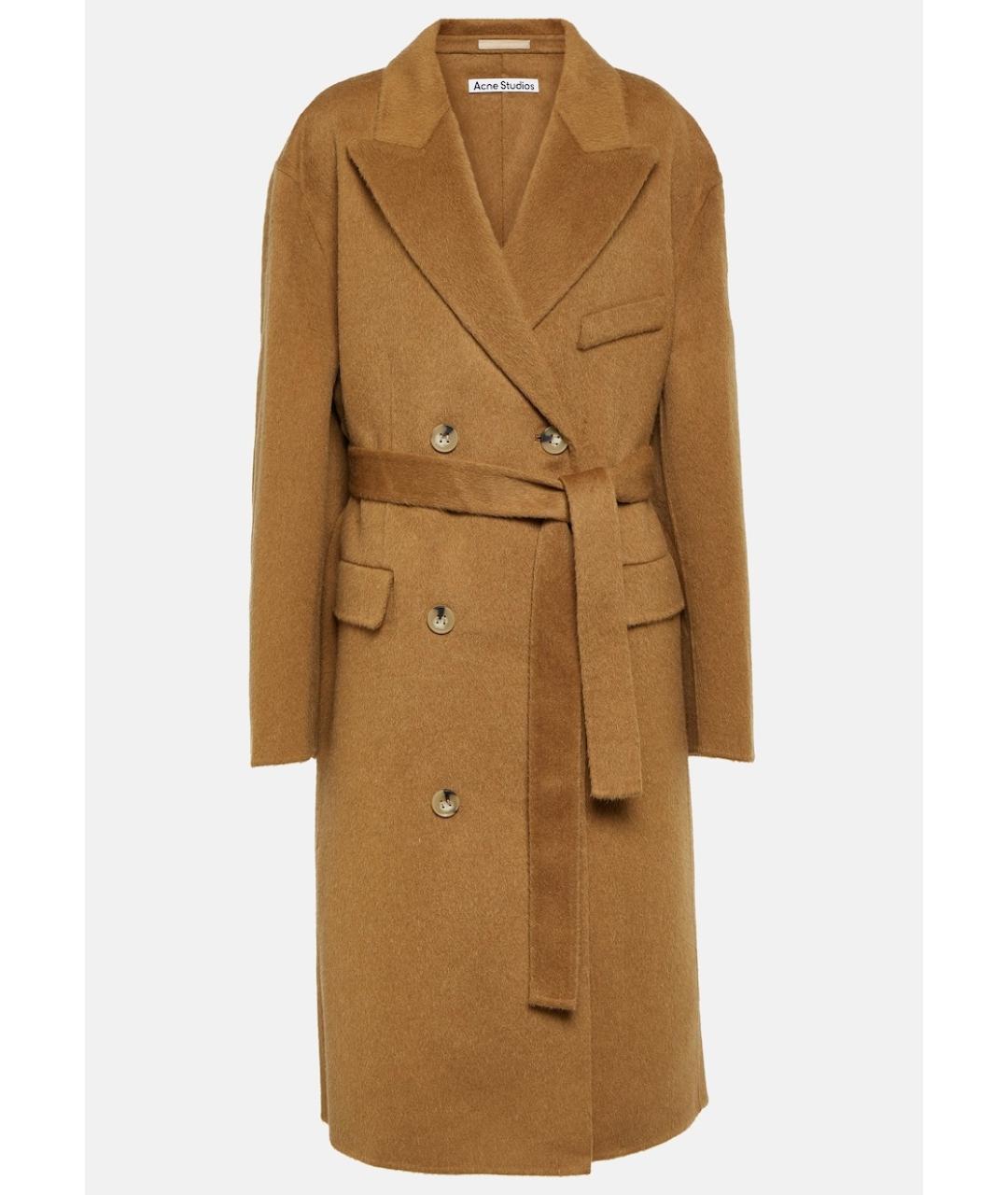 ACNE STUDIOS Коричневое пальто, фото 10