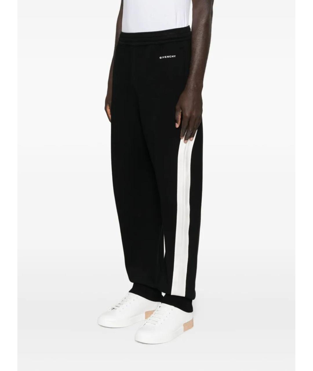 GIVENCHY Черные хлопковые повседневные брюки, фото 5