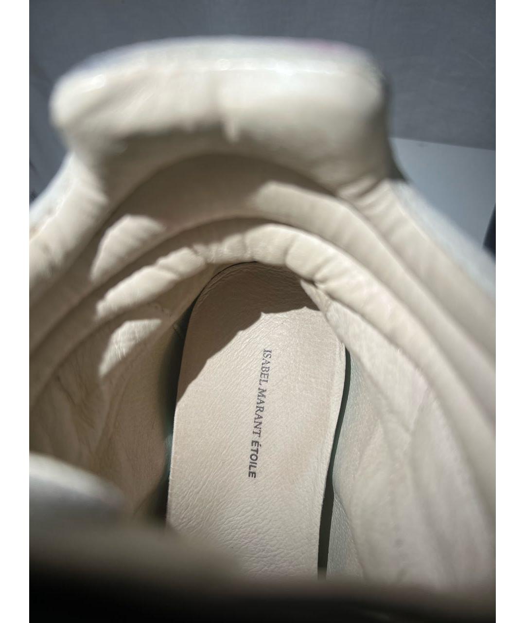 ISABEL MARANT Мульти кожаные кеды, фото 5