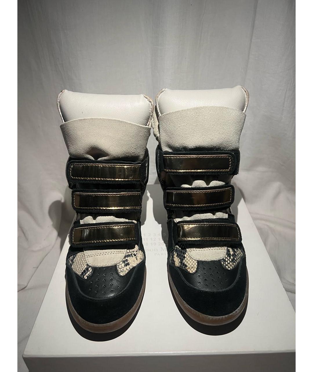 ISABEL MARANT Мульти кожаные кеды, фото 2