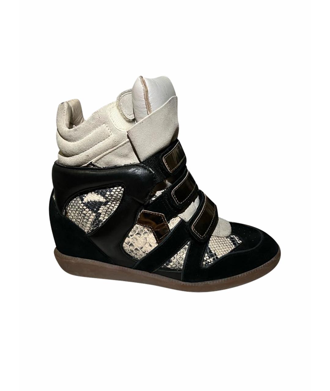 ISABEL MARANT Мульти кожаные кеды, фото 1