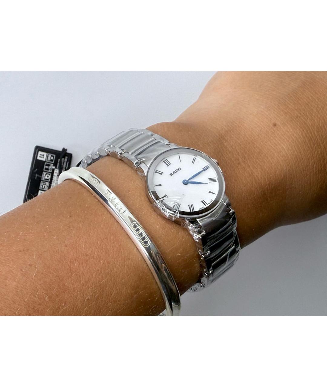 RADO Серебряные стальные часы, фото 5
