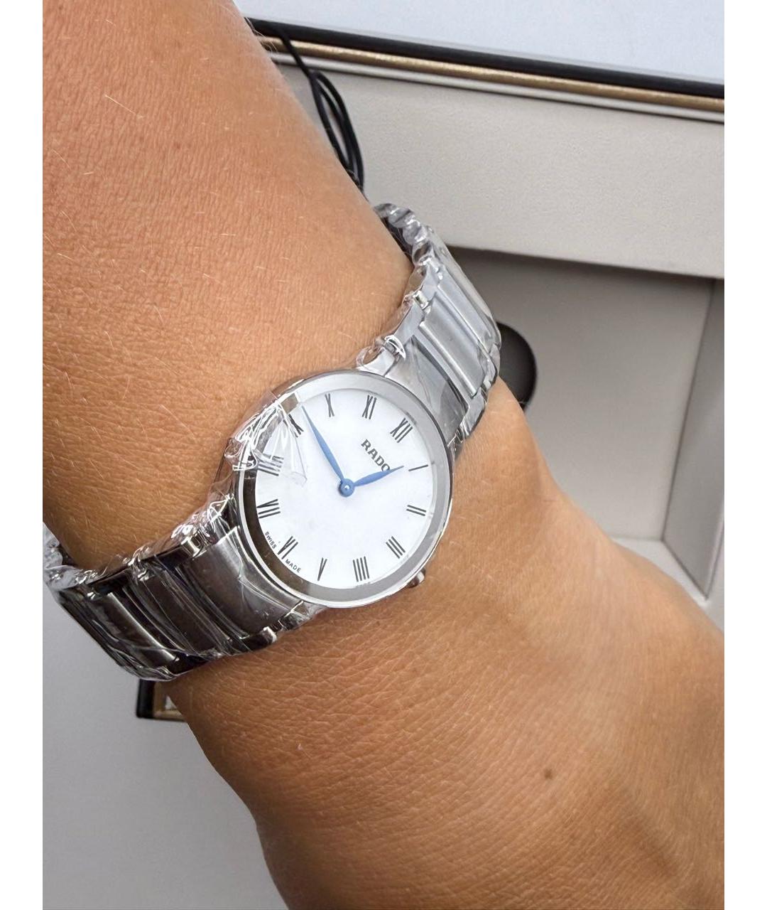 RADO Серебряные стальные часы, фото 3