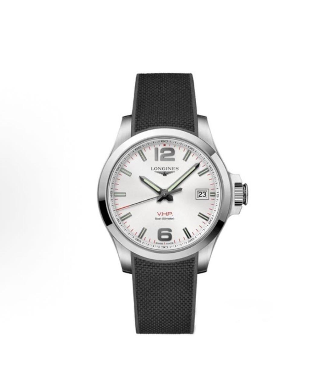 LONGINES Белые металлические часы, фото 7