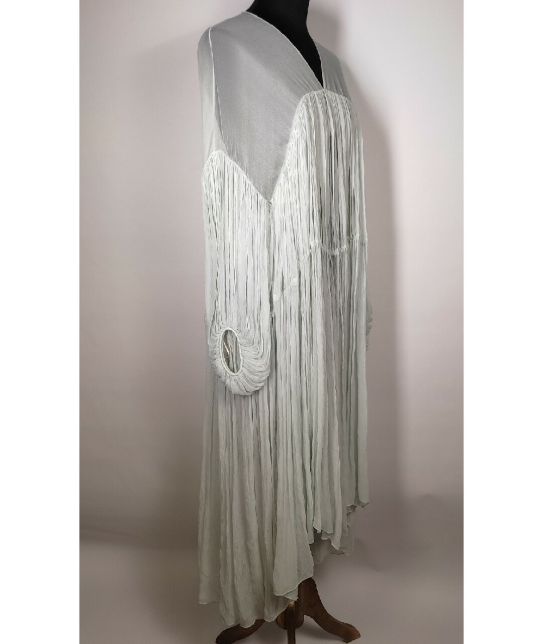 CHLOE Белое шелковое вечернее платье, фото 2
