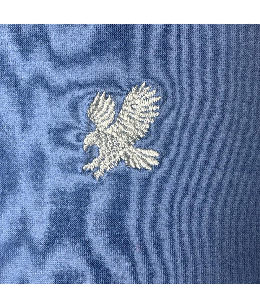 STEFANO RICCI Голубая хлопковая футболка, фото 4