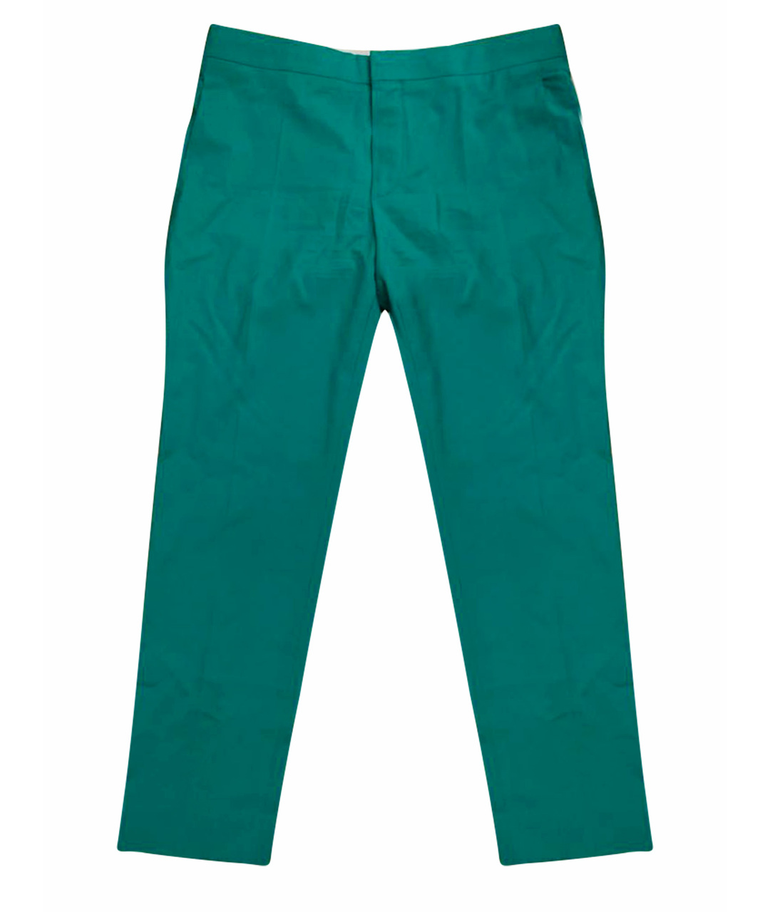 CHLOE Зеленые ацетатные прямые брюки, фото 1