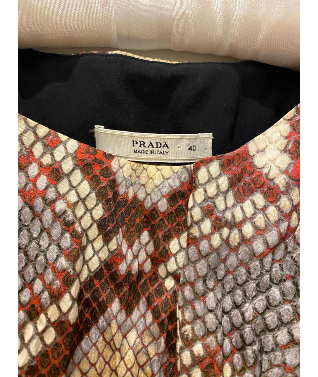 PRADA Мульти коктейльное платье, фото 3