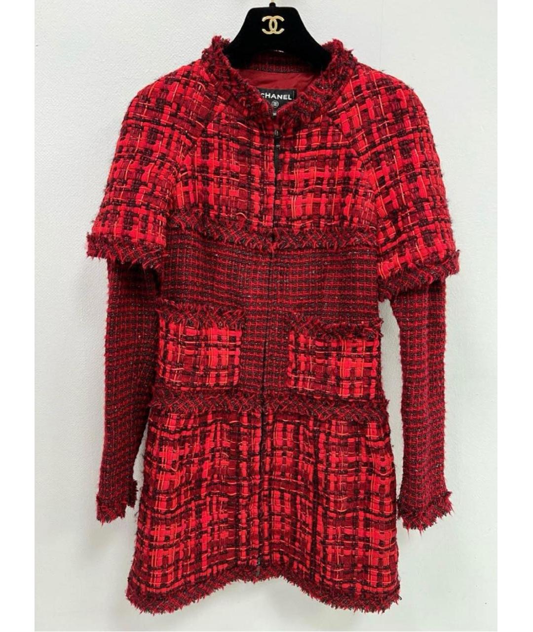 CHANEL Мульти твидовый жакет/пиджак, фото 6
