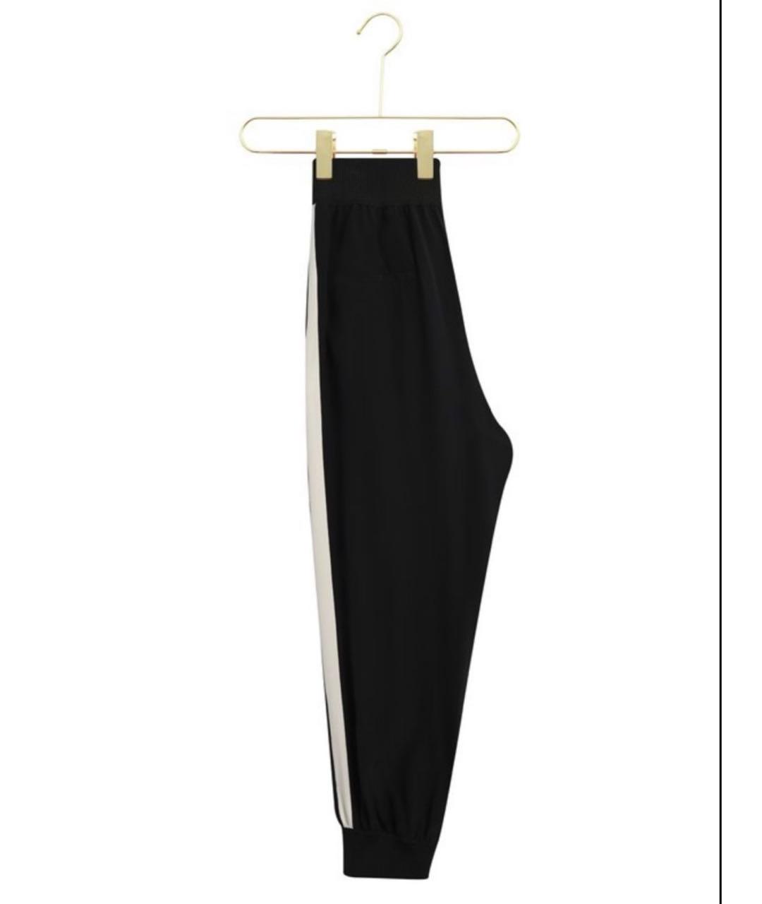 FENDI Черные шелковые бриджи, фото 2