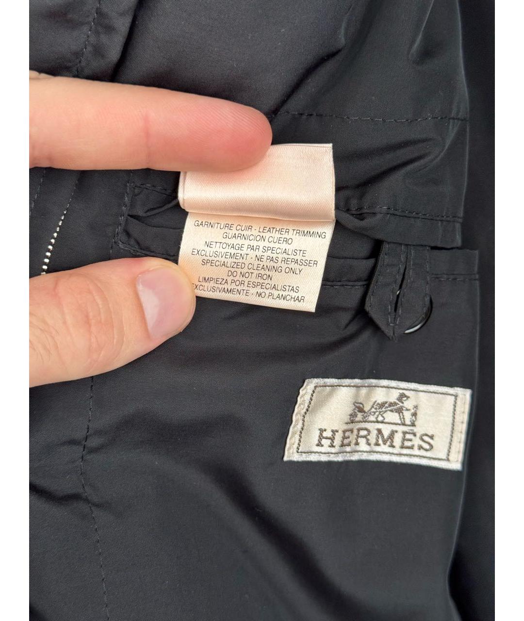 HERMES Черная куртка, фото 4