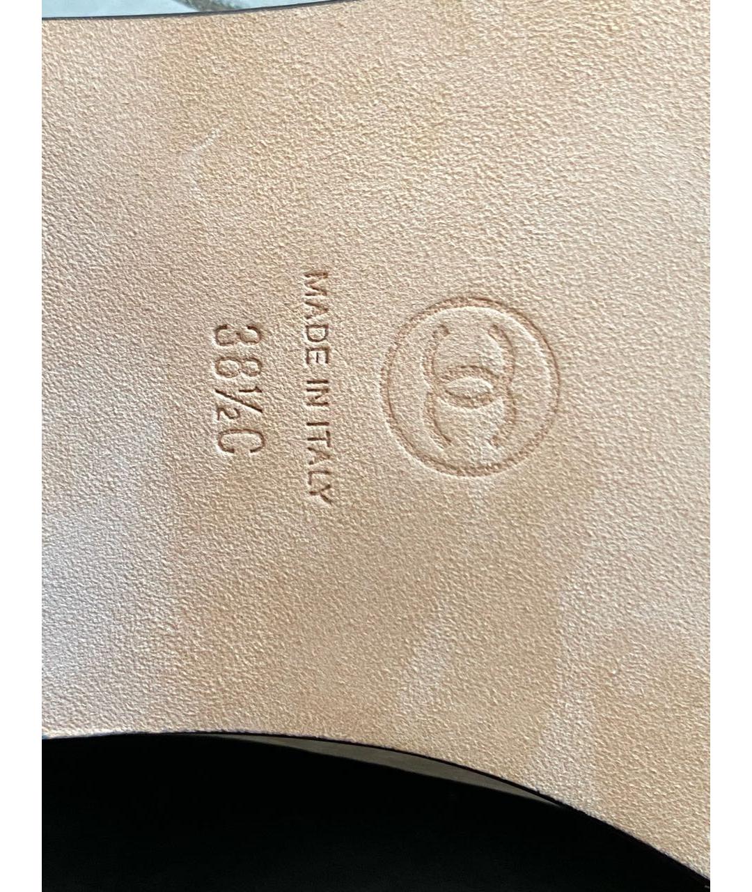 CHANEL Серые замшевые полусапоги, фото 7