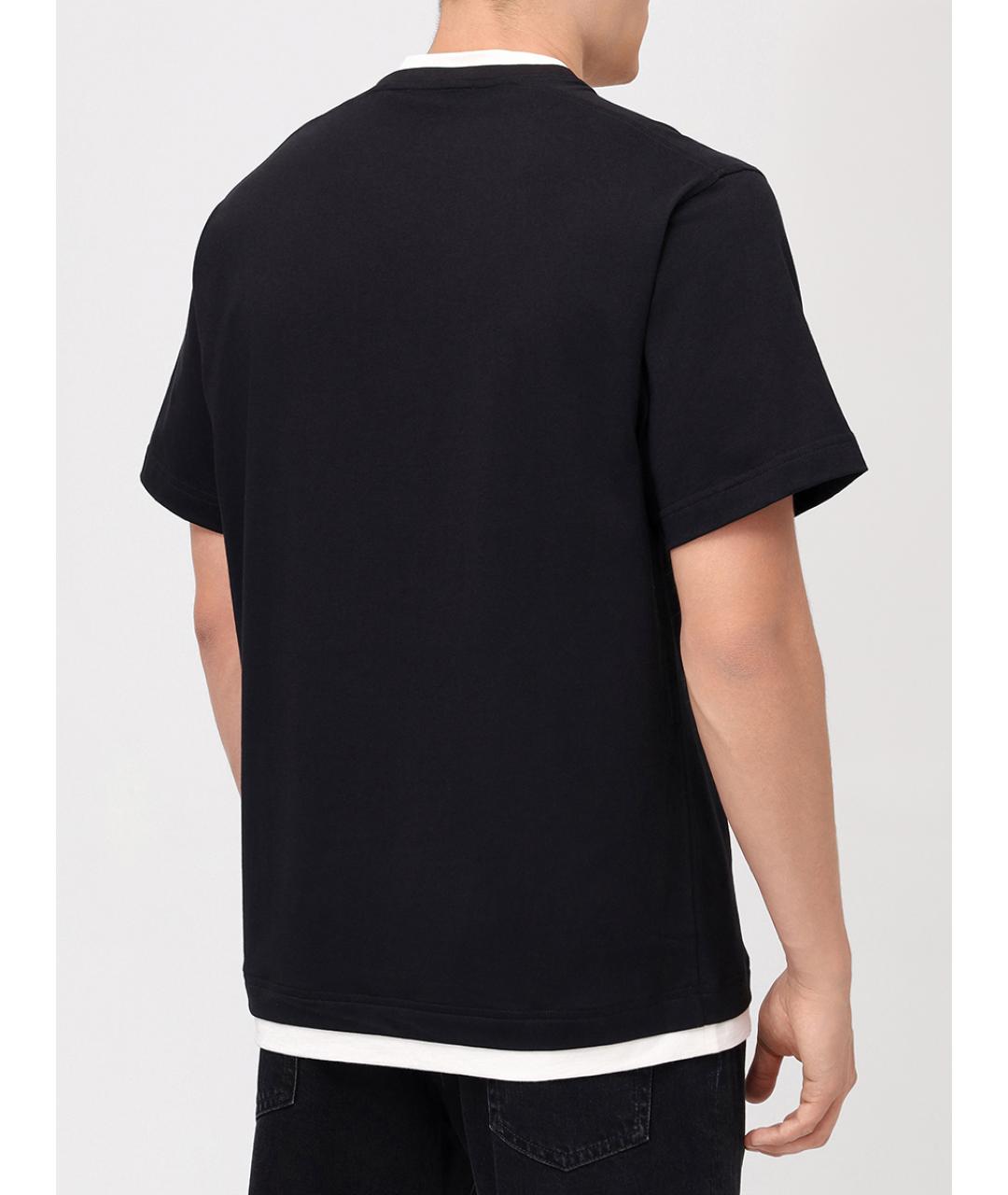 DOLCE&GABBANA Черное поло с длинным рукавом, фото 3