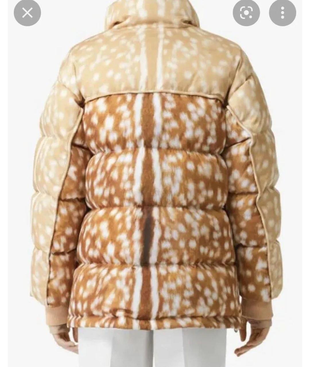 BURBERRY Коричневый пуховик, фото 2