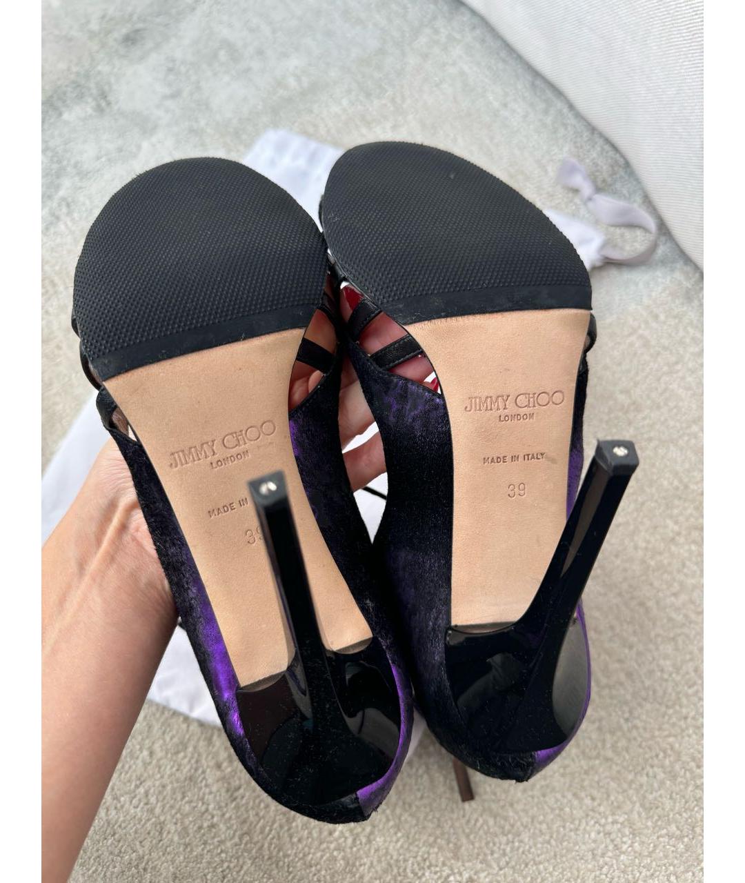 JIMMY CHOO Красные босоножки, фото 6
