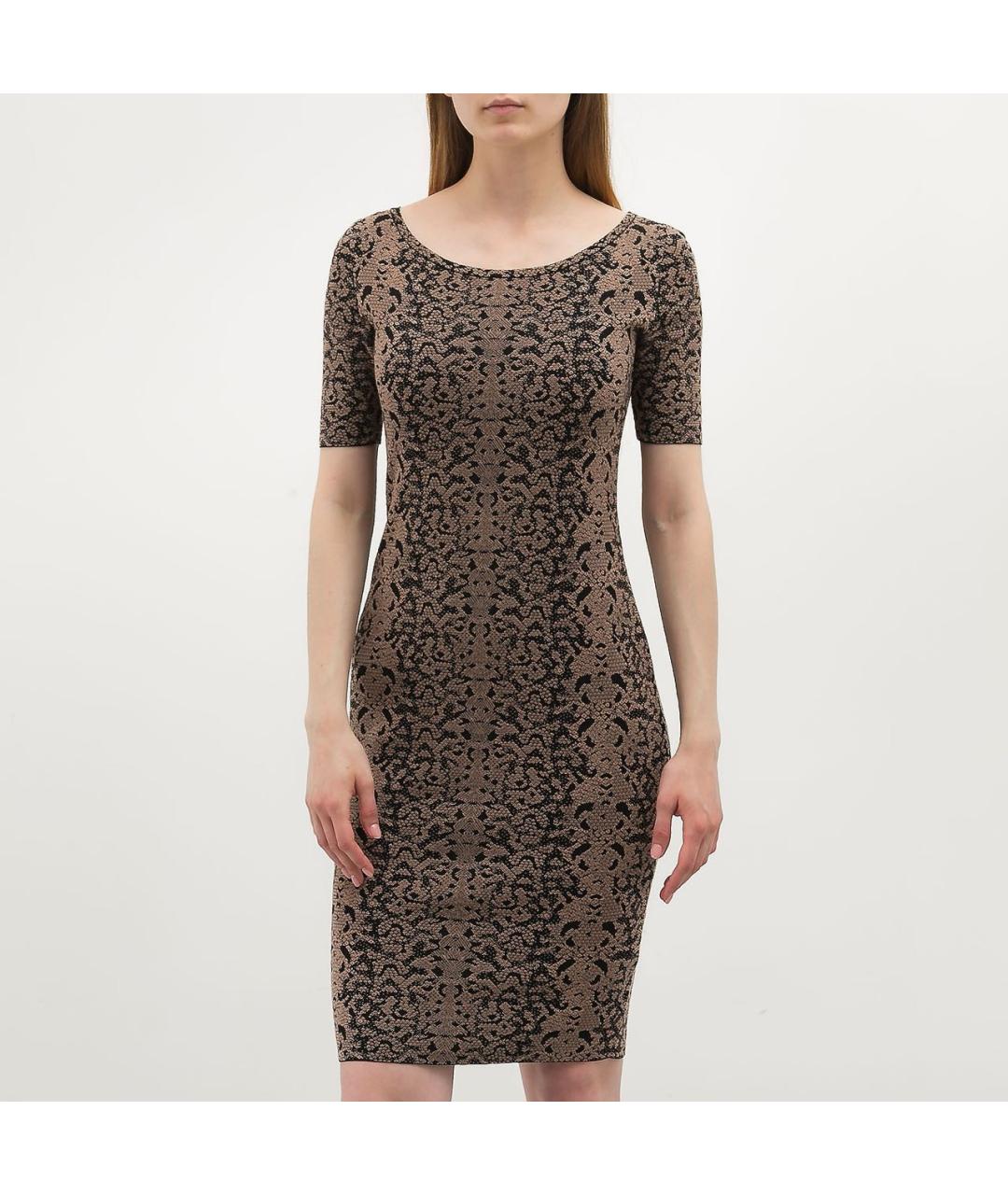 GUCCI Мульти шерстяное платье, фото 6