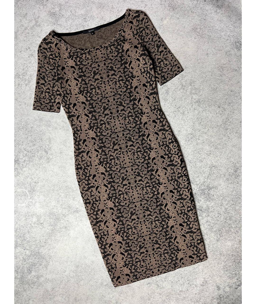 GUCCI Мульти шерстяное платье, фото 9