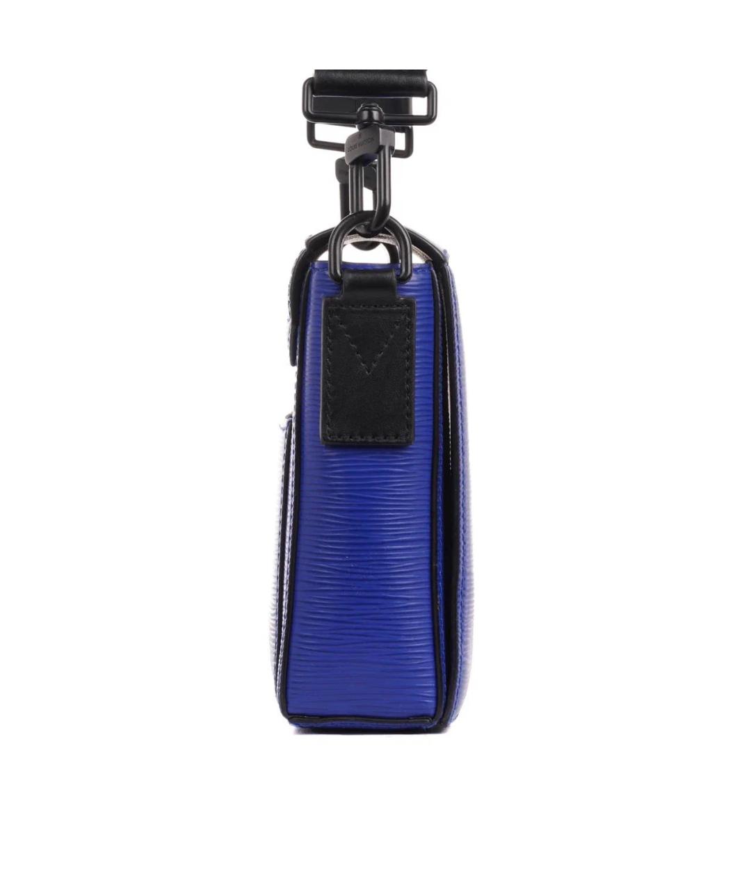 LOUIS VUITTON Синяя кожаная сумка на плечо, фото 5