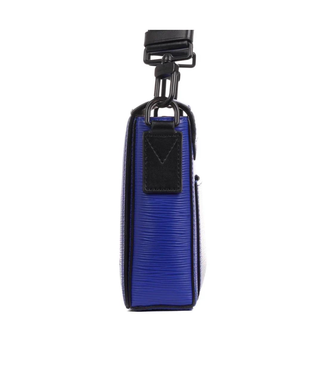 LOUIS VUITTON Синяя кожаная сумка на плечо, фото 4