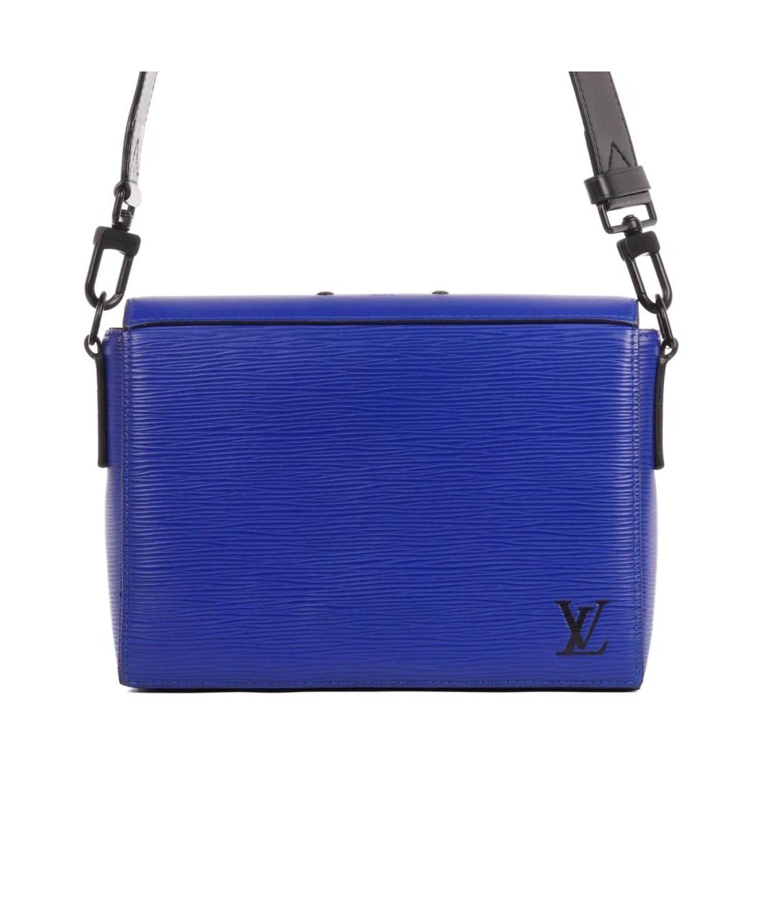 LOUIS VUITTON Синяя кожаная сумка на плечо, фото 2