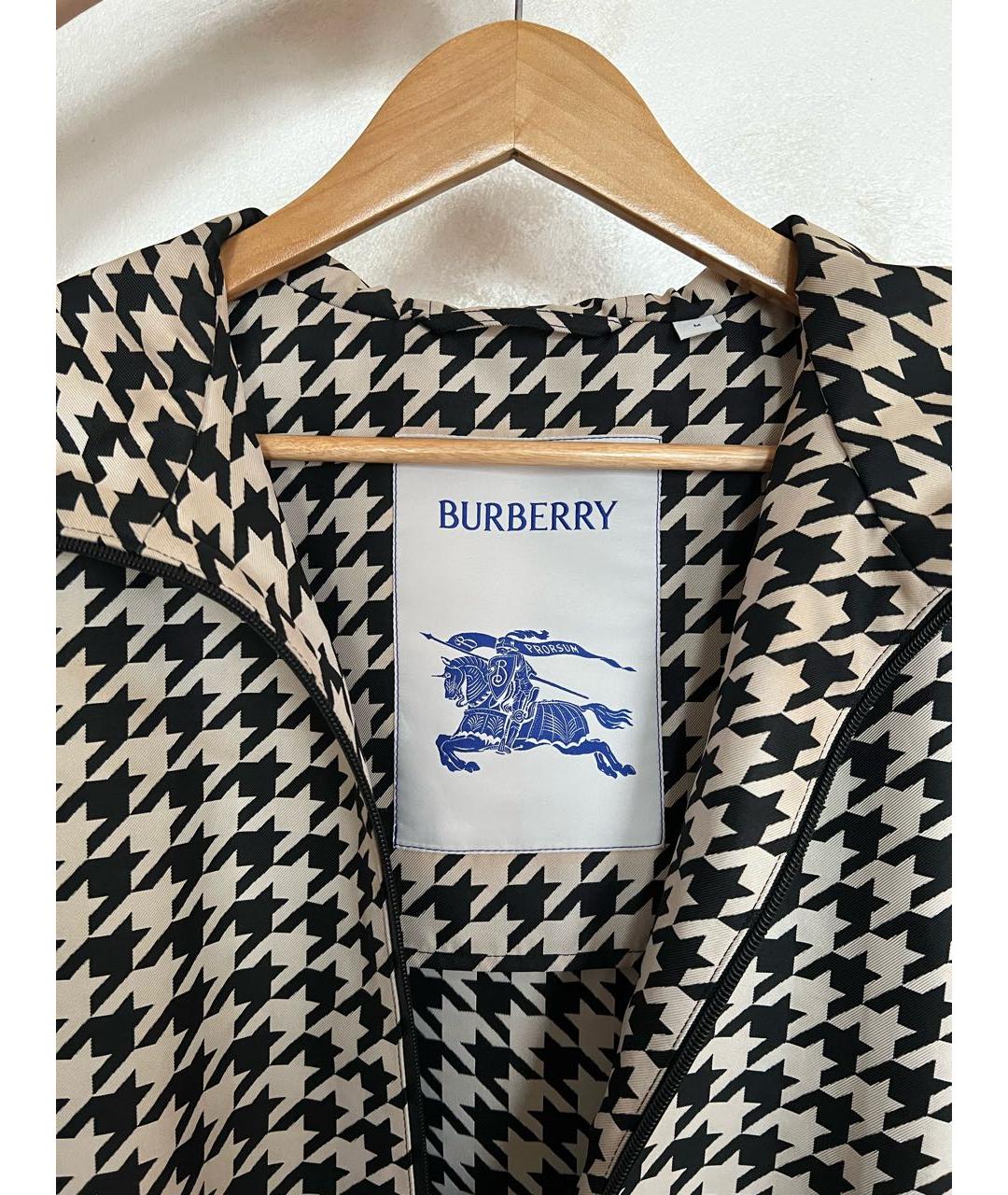 BURBERRY Мульти полиэстеровая куртка, фото 3