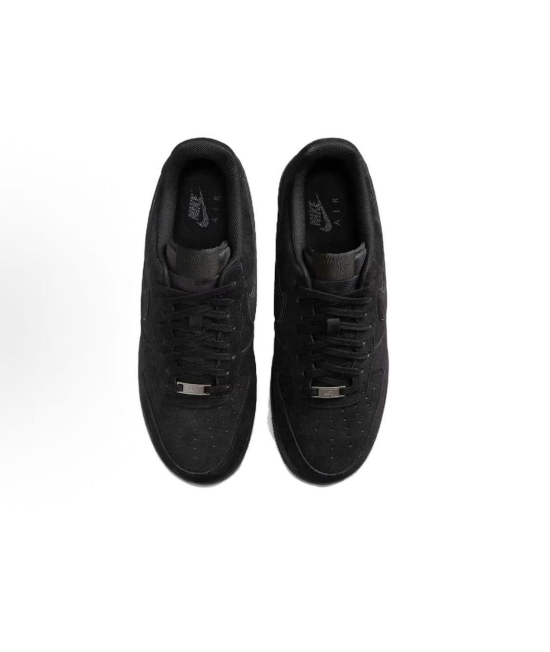 NIKE Черные замшевые низкие кроссовки / кеды, фото 3