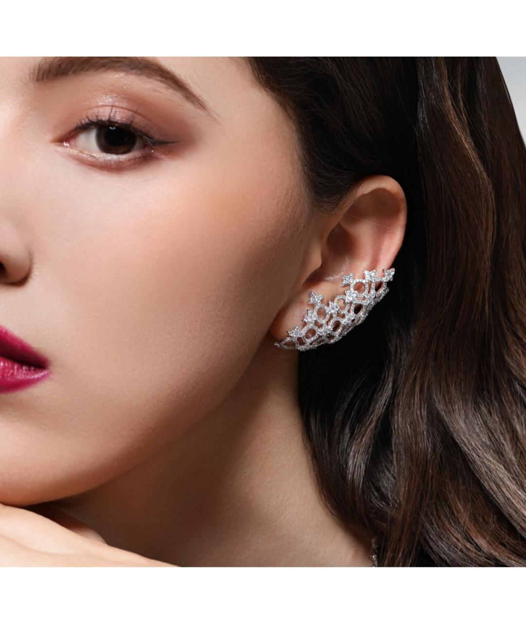 APM Monaco Серебряные серебряные клипсы, фото 4