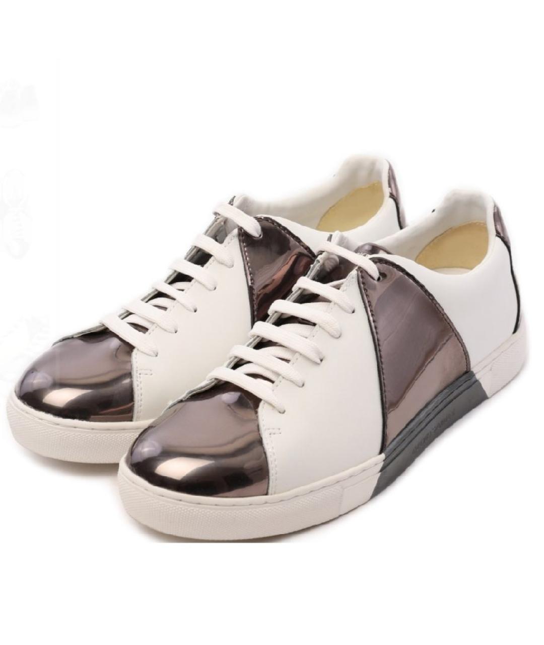 EMPORIO ARMANI Кожаные кеды, фото 2