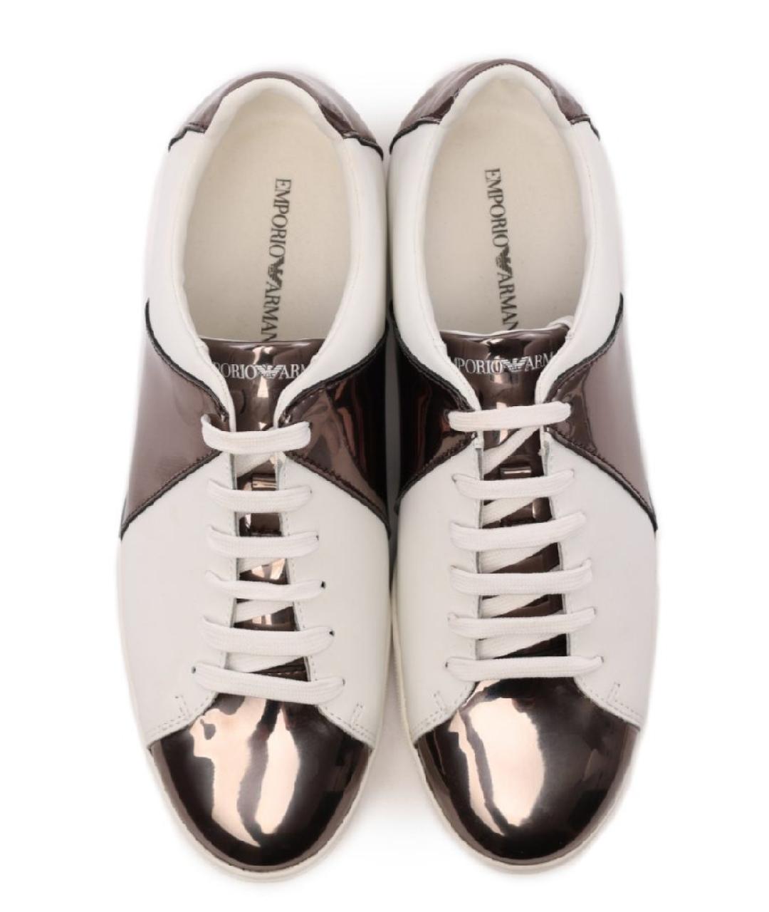 EMPORIO ARMANI Кожаные кеды, фото 3