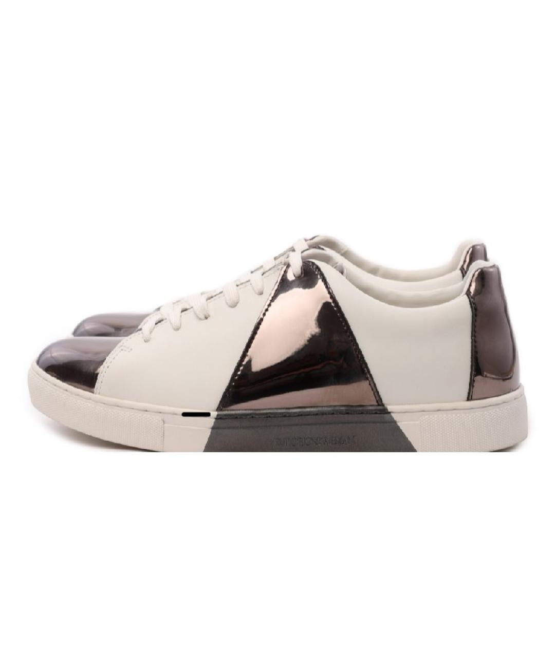 EMPORIO ARMANI Кожаные кеды, фото 4