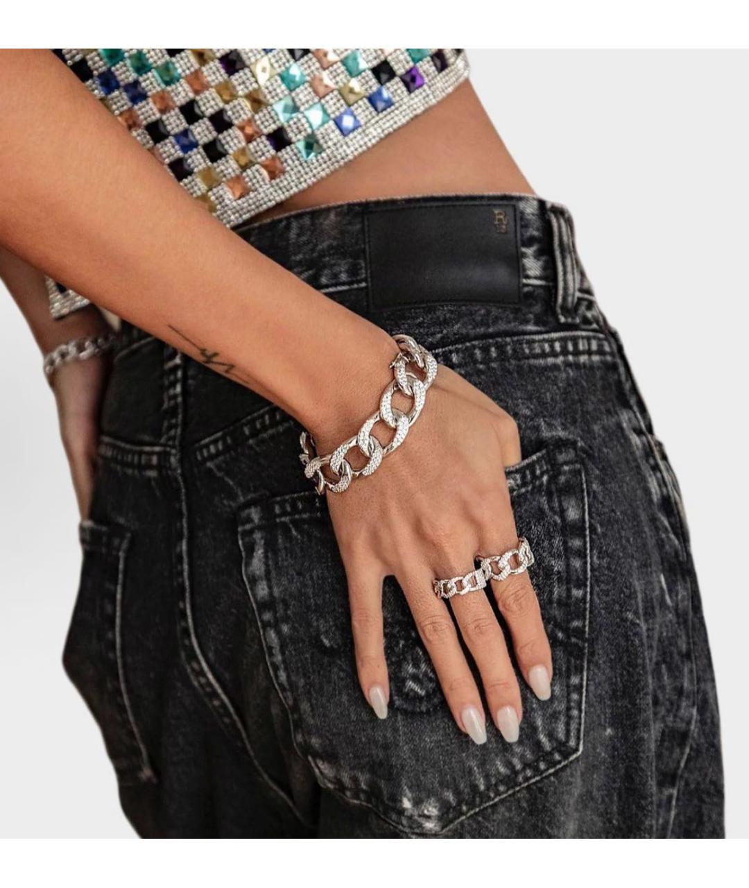 APM Monaco Серебрянный серебряный браслет, фото 2