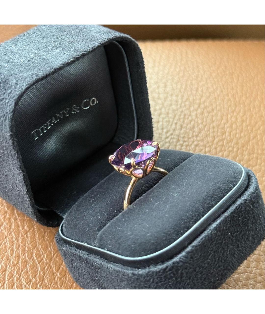 TIFFANY&CO Фиолетовое кольцо из розового золота, фото 3