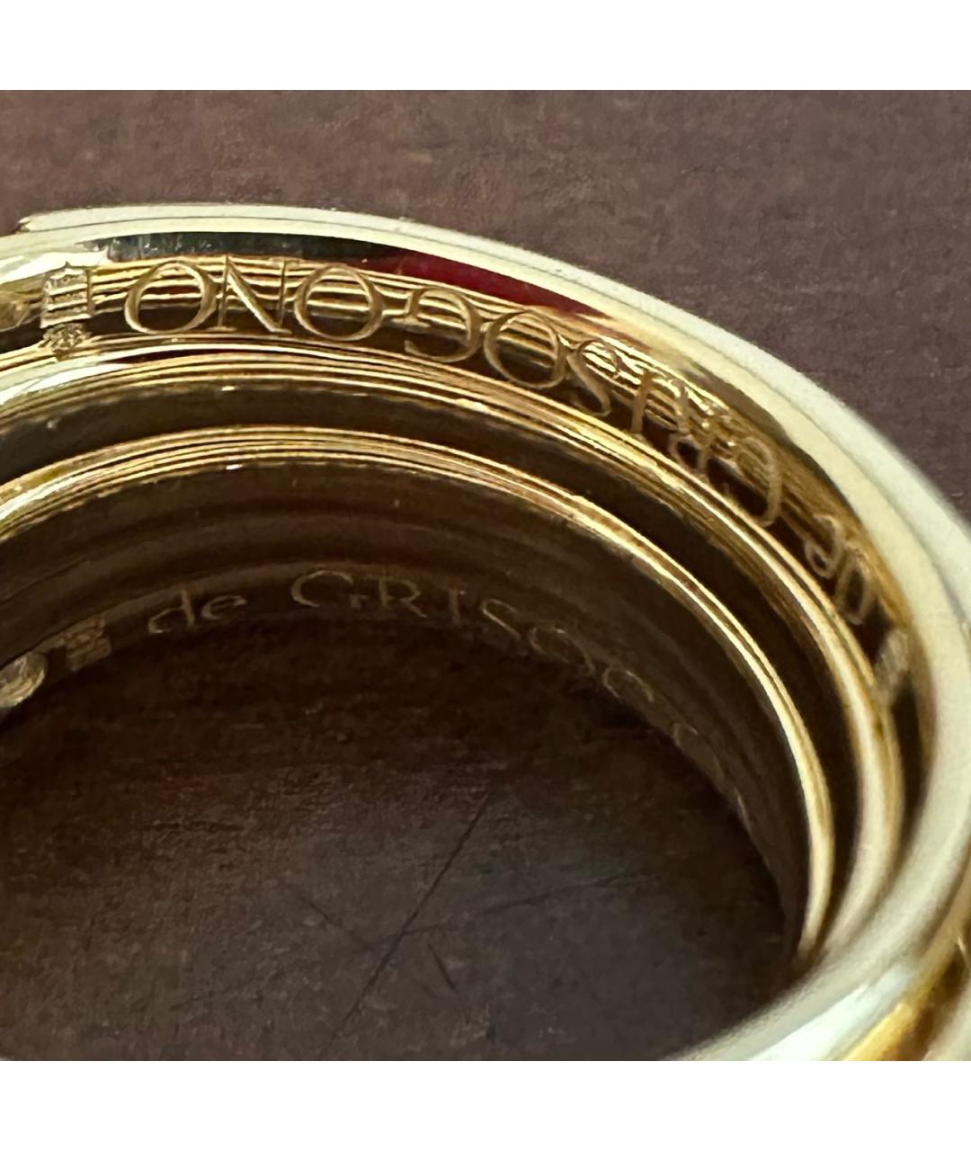 DE GRISOGONO Желтое кольцо из желтого золота, фото 4