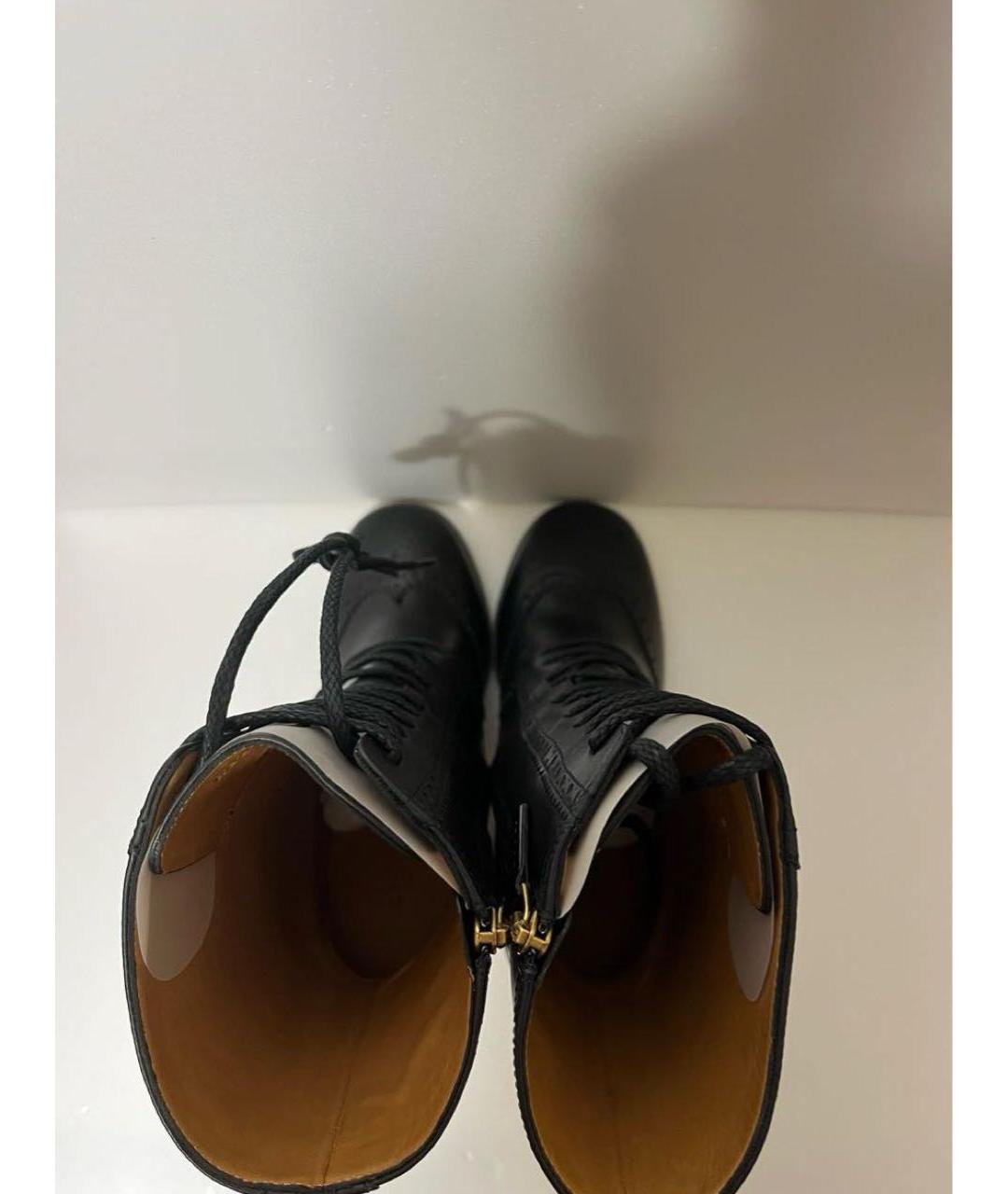 GUCCI Черные кожаные ботильоны, фото 3