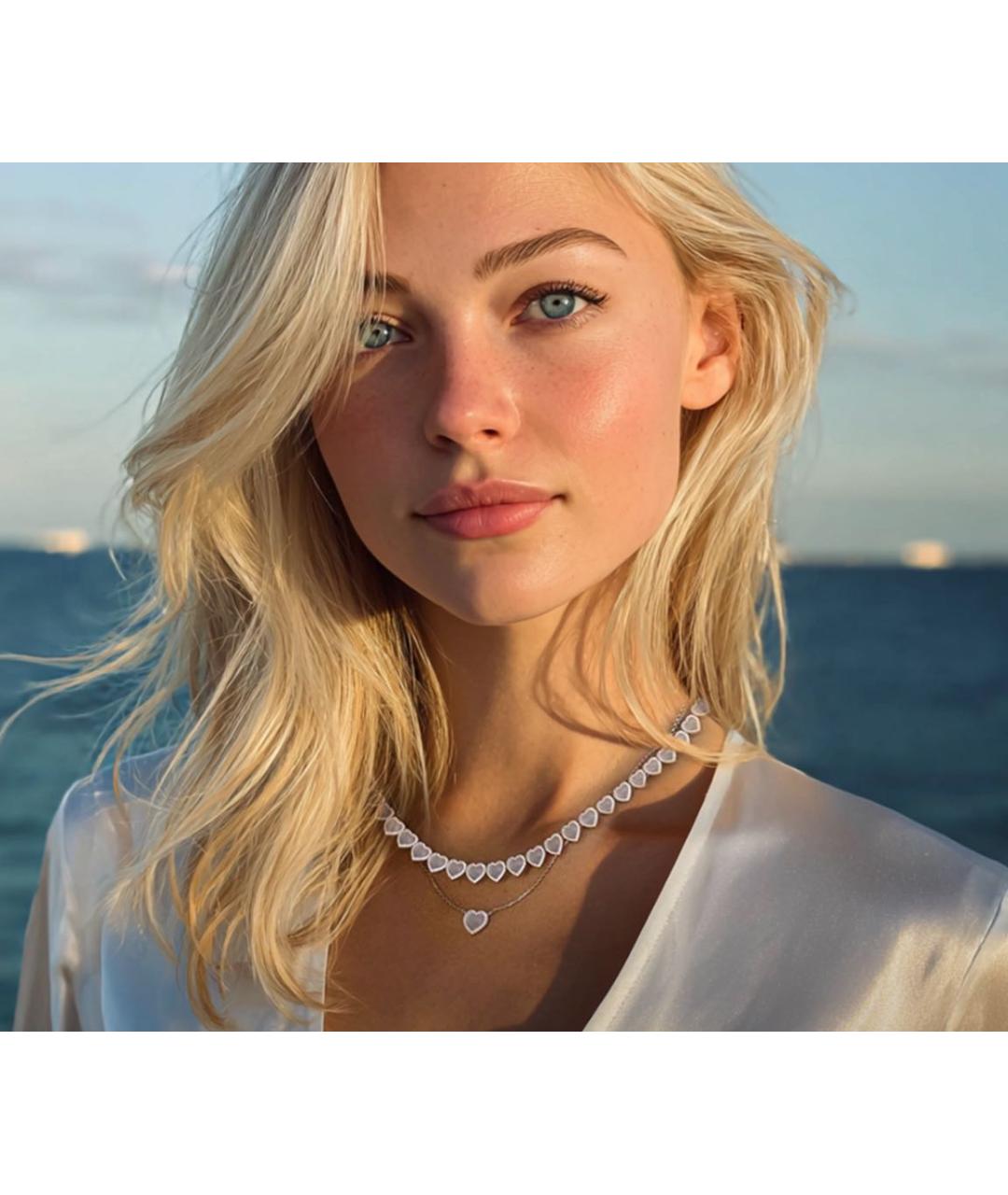 APM Monaco Серебряное серебряное колье, фото 4