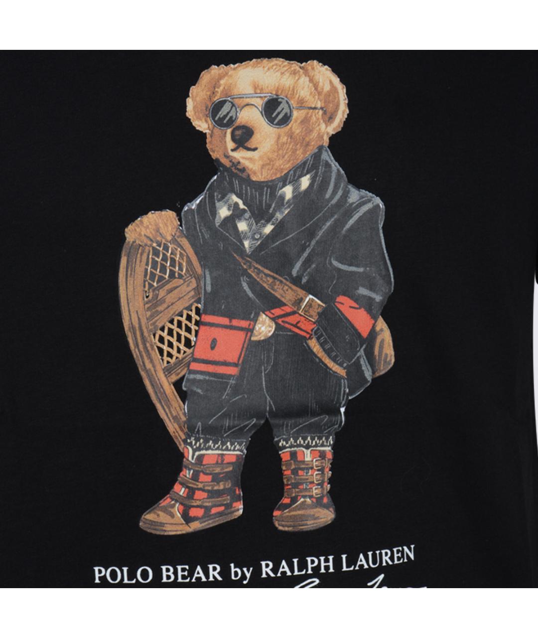 POLO RALPH LAUREN Черная хлопковая футболка, фото 3