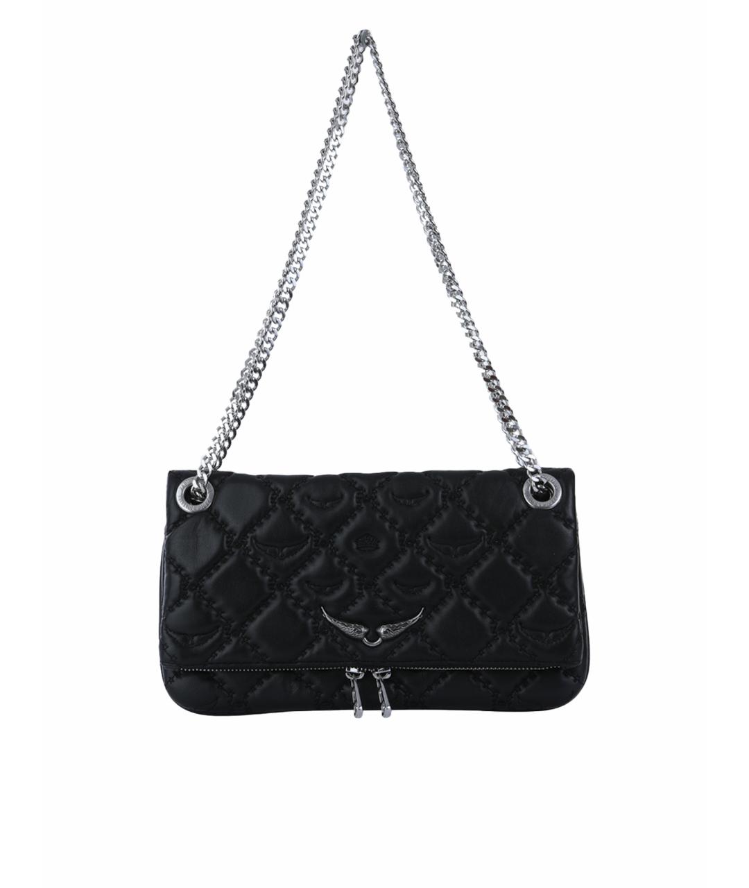 ZADIG & VOLTAIRE Черная кожаная сумка тоут, фото 1