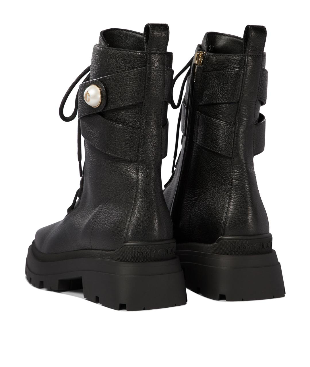 JIMMY CHOO Черные ботинки, фото 4
