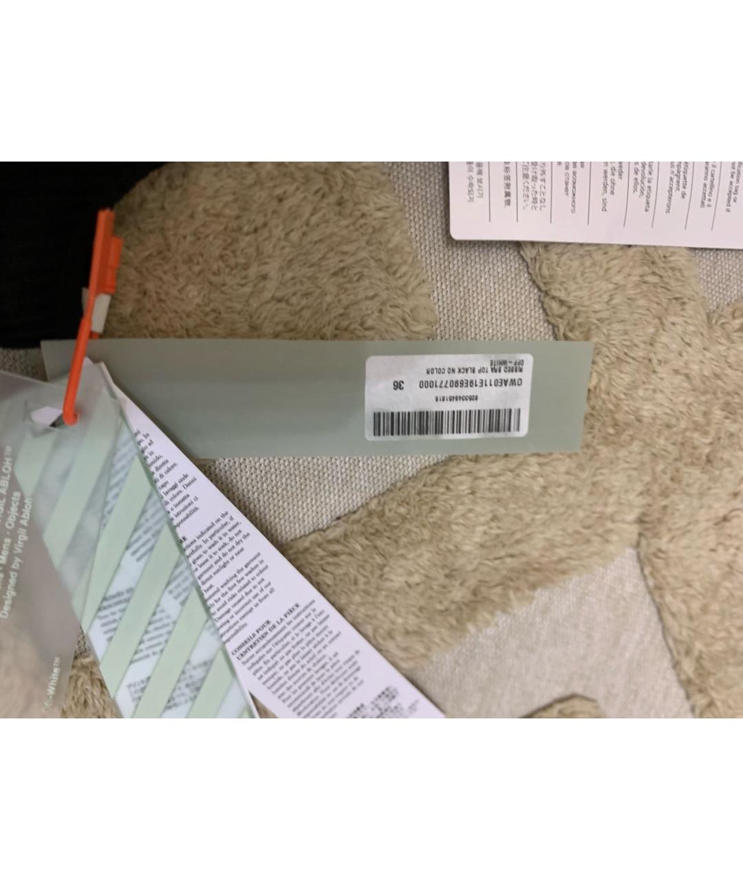 OFF-WHITE Черная майка, фото 5