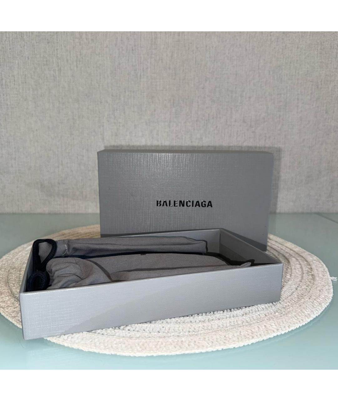 BALENCIAGA Черный кошелек, фото 5