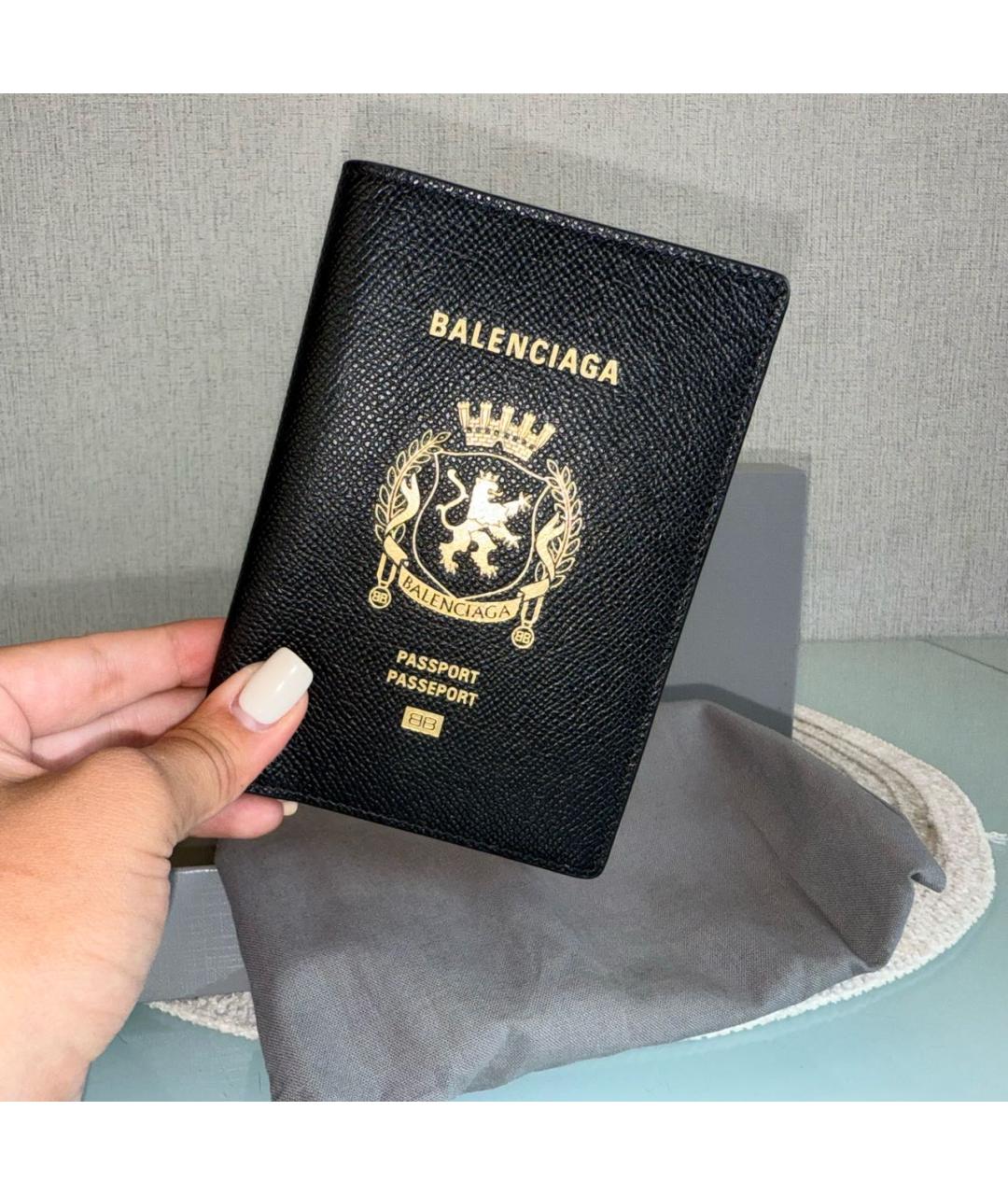 BALENCIAGA Черный кошелек, фото 2