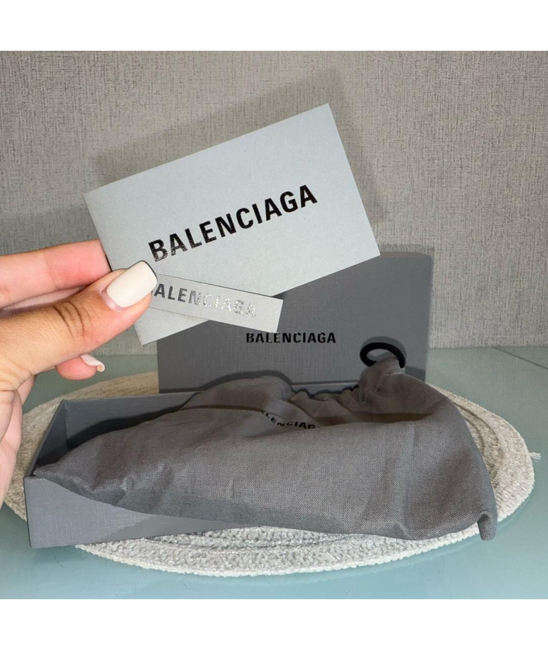 BALENCIAGA Черный кошелек, фото 6