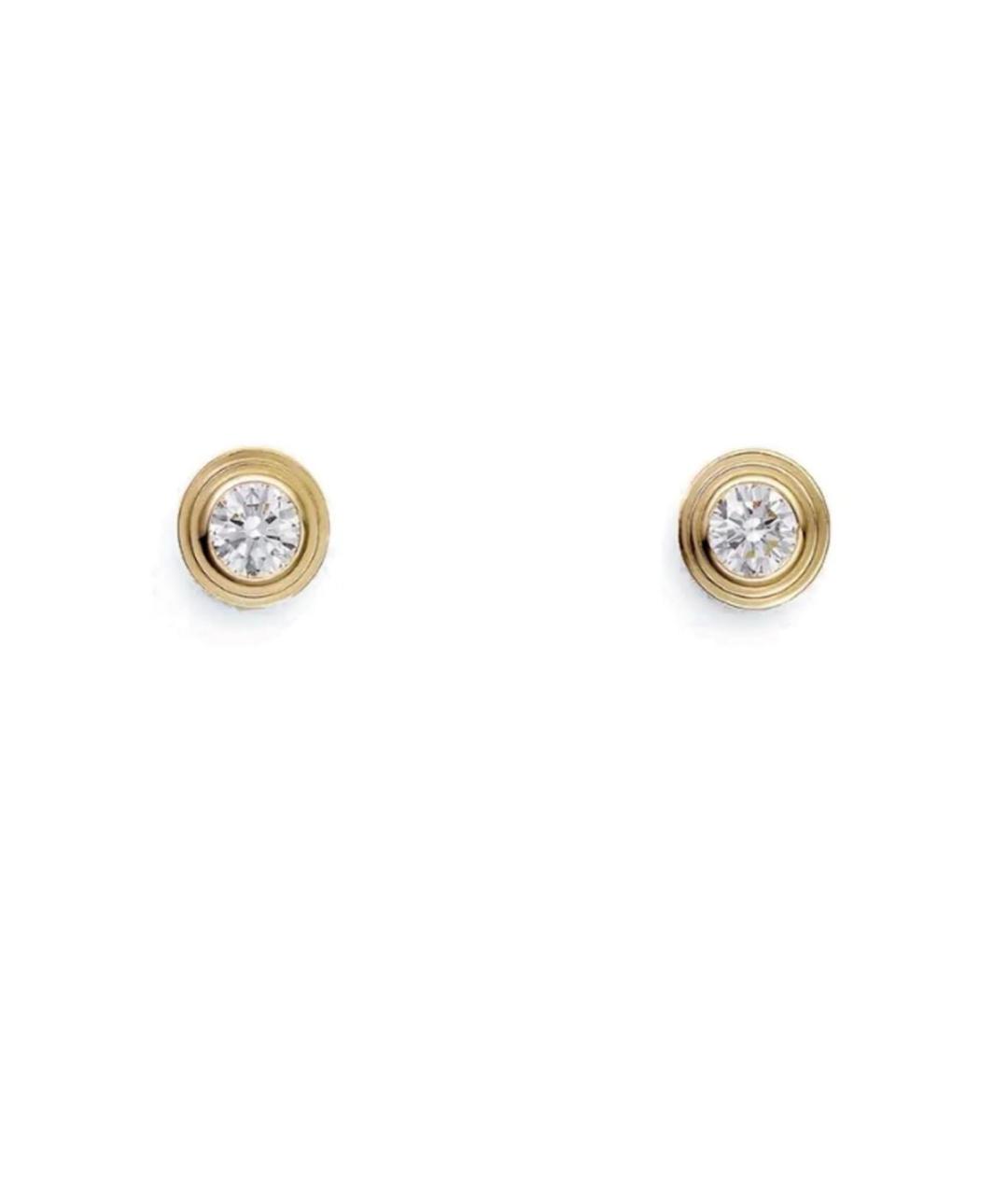 CARTIER Золотые серьги из желтого золота, фото 1