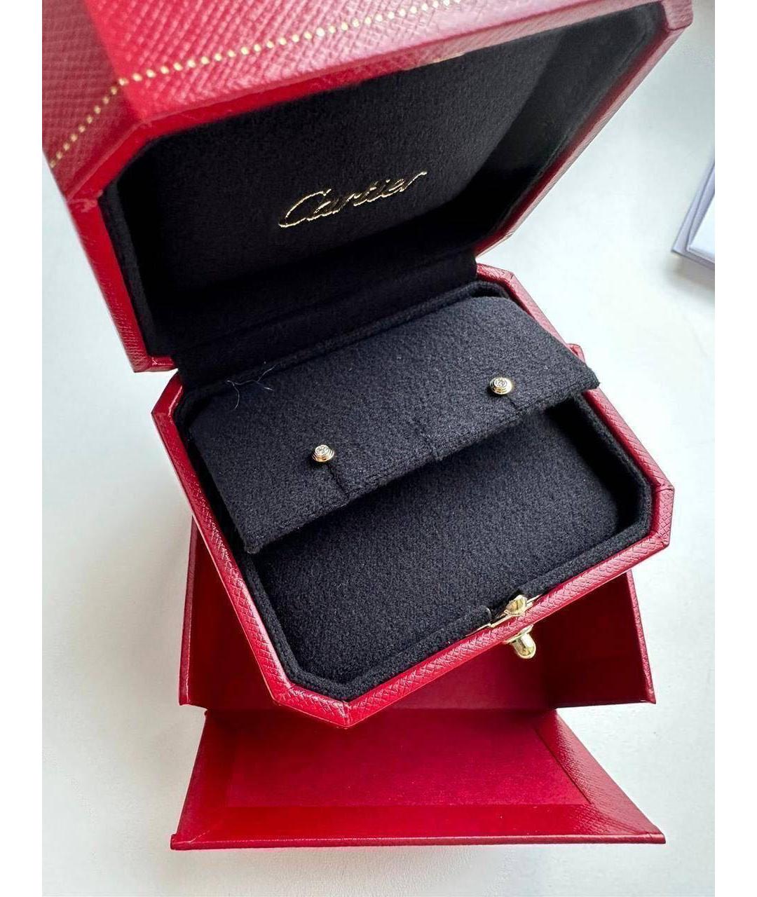 CARTIER Золотые серьги из желтого золота, фото 4