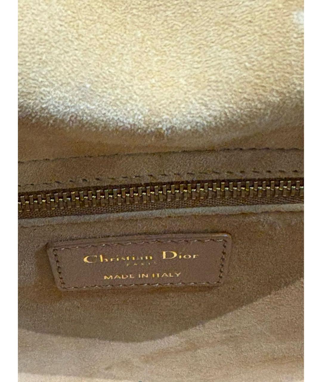 CHRISTIAN DIOR Кожаная сумка с короткими ручками, фото 4