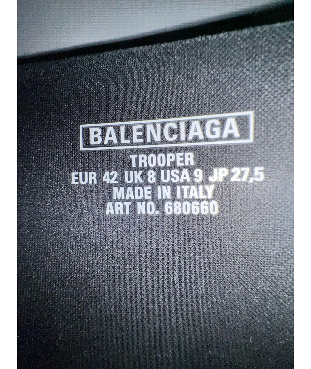BALENCIAGA Черные резиновые высокие ботинки, фото 6